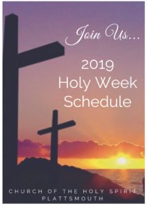 Holy Week - Adoration 8pm - Midnight (all parishioners encouraged to participate)